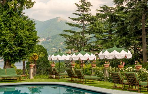 Pool area by La Double J at Passalacqua / Photo: © Ricky Monti