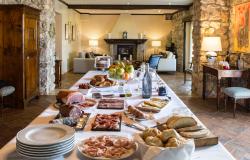 Our full Italian breakfast in The Long Room