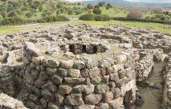 The ruins of Su Nuraxi near Barumini in Sardinia