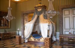 Restored bedroom of Gioacchino Murat the Royal Palace of Caserta