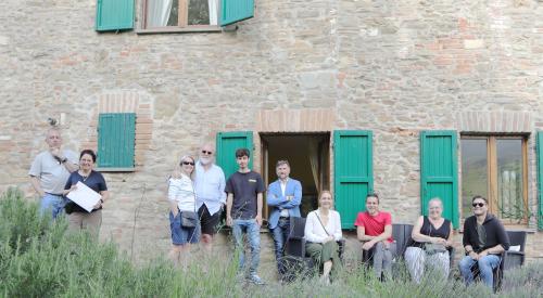 Group shot at the D&G Design Move to Italy retreat