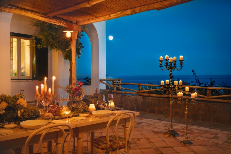 Terrace at Hotel Santa Caterina