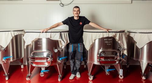 Stefano Zamboni, founder and head brewer of Legend Kombucha