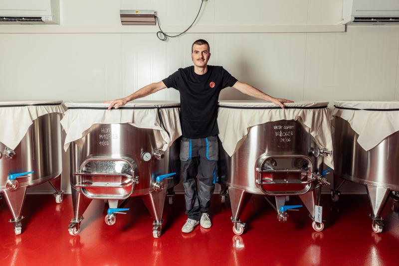 Stefano Zamboni, founder and head brewer of Legend Kombucha