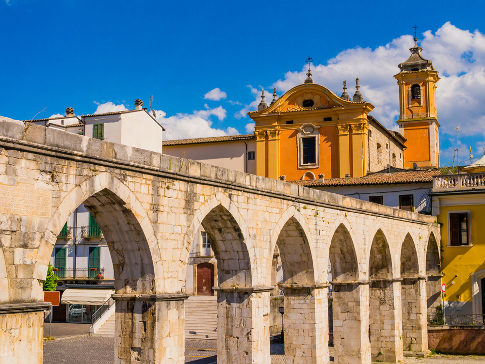 View of Sulmona acqueduct