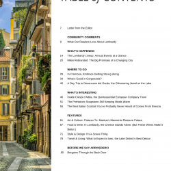 table of contents