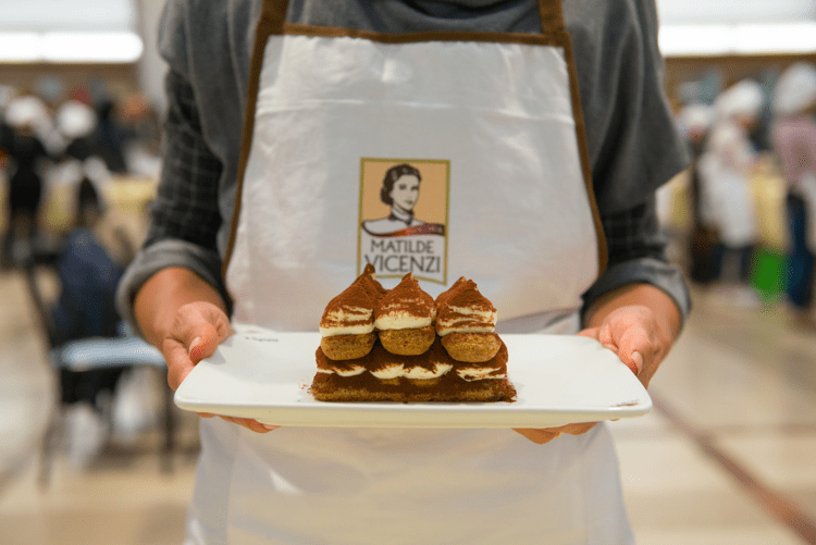 Plated tiramisu